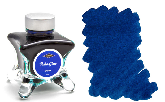 Diamine Inkvent 2019 (Blue Edition) Fountain Pen Ink - Polar Glow - The Ink Shoppe Philippines