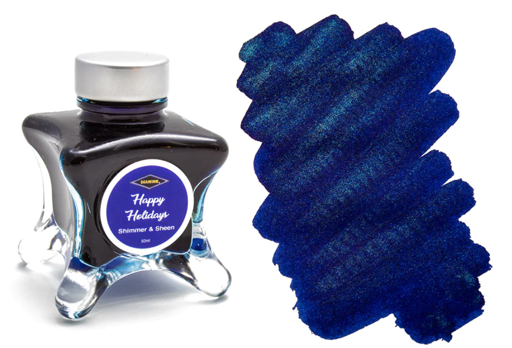 Diamine Inkvent 2019 (Blue Edition) Fountain Pen Ink - Happy Holidays - The Ink Shoppe Philippines