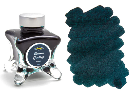 Diamine Inkvent 2019 (Blue Edition) Fountain Pen Ink - Seasons Greetings - The Ink Shoppe Philippines