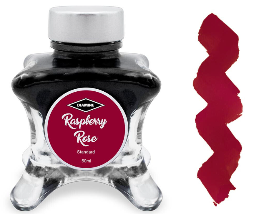 Diamine Inkvent 2021 (Red Edition) Fountain Pen Ink - Raspberry Rose - The Ink Shoppe Philippines