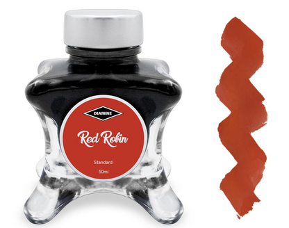 Diamine Inkvent 2021 (Red Edition) Fountain Pen Ink - Red Robin - The Ink Shoppe Philippines