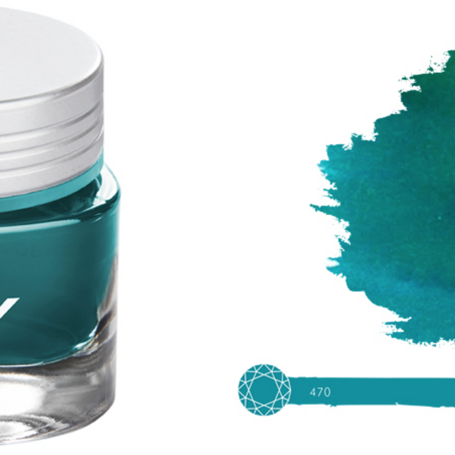 LAMY Crystal Fountain Pen Ink - Amazonite - The Ink Shoppe Philippines