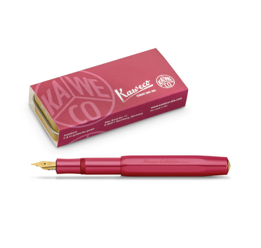 Kaweco Collection AL Sport Limited Edition Fountain Pen - Ruby - The Ink Shoppe Philippines